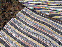 tkaný koberec - šedo okrový 70 x 200 cm