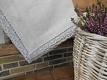 Úžitkový textil - Ľanový obrus Pure Beauty (165x65 cm) - 4713459_