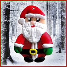 Dekorácie - Vianočné ozdoby chladné (Santa) - 4727093_