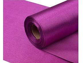 Textil - Satén fialový, šírka 15 cm - 4731259_