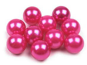 Korálky - Voskované perly ružové 10 mm - 4730876_
