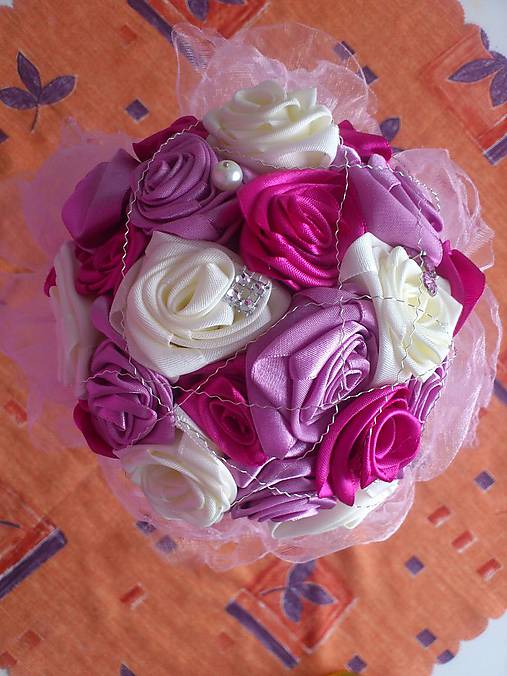 Kytice pre nevestu - svadobná kytička - 4751934_