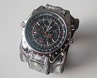 Náramky - Štýlové hodinky s koženým náramkom - 4761467_