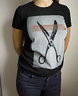 Topy, tričká, tielka - Retro Scissors - Nožnice - ženské - 4765739_