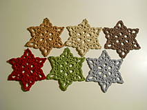 Dekorácie - Hviezda - tmavohnedá - 4775741_