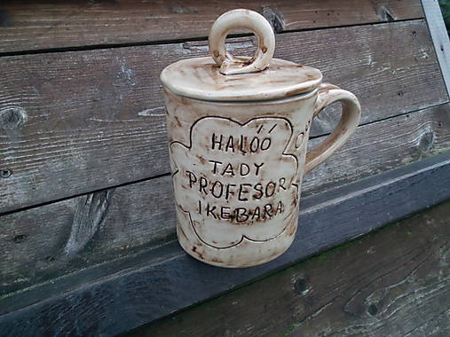 Nádoby - Hrnček 0,5L s pokrievkou na zákazku - 4793727_
