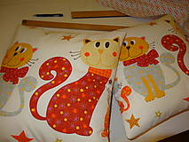 Úžitkový textil - vankúšiky  na želanie:)mačičky - 4793460_