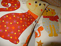 Úžitkový textil - vankúšiky  na želanie:)mačičky - 4793461_