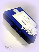 Úložné priestory & Organizácia - Krabica na svad. pohľadnice - Royal wedding - 4794475_
