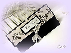 Papiernictvo - Vianočná obálka "Lady Chanel" I. - 4797679_