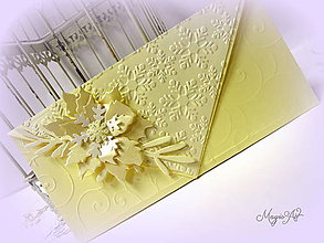 Papiernictvo - Vianočná obálka "Vôňa vanilkových rožkov" - 4798050_