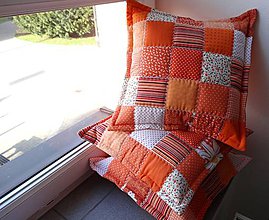 Úžitkový textil - Vankúše - vôňa pomaranča - 4802122_