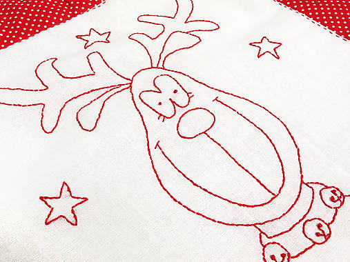 Obliečka na vankúš, Sobík červený