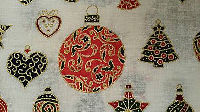 Úžitkový textil - Vianočný záves - 4812367_
