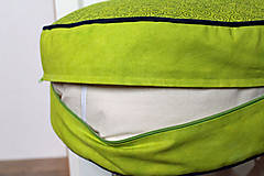 Úžitkový textil - Sedák v jarní zelené - 4809513_
