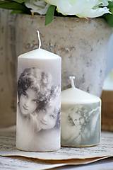  - Sada 2 vintage sviečok - 4842113_