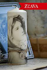  - Vintage sviečka Madona s dieťatkom - 4842178_