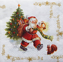 Papier - Walking Santa - Santa Claus - 4853758_