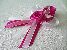 Svadobné pierka - svadobné pierka s ružičkou - 4853216_