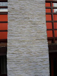 Úžitkový textil - Koberec béžový melír ako capuccino 160x74cm - 4852775_