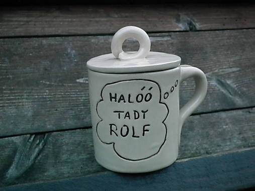 Nádoby - Hrnček 0,3L s pokrievkou na zákazku - 4873501_