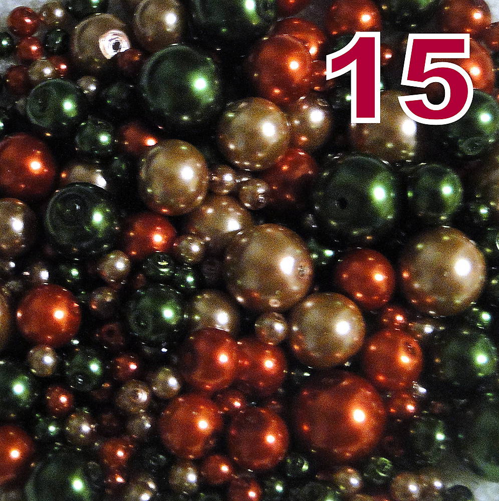 Voskované perly -MIX-100g (MIX15)