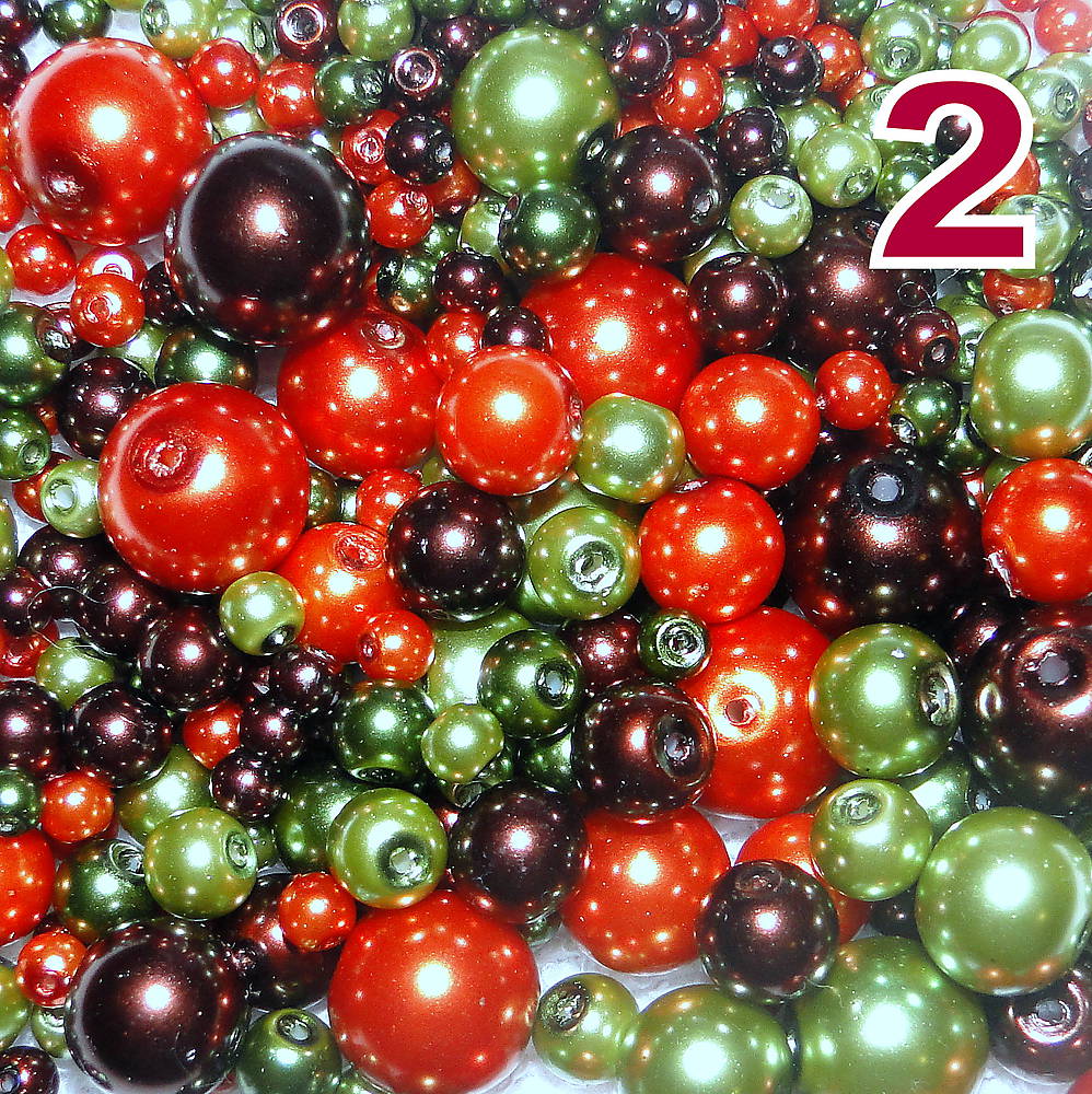 Voskované perly -MIX-100g (MIX2)