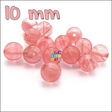 Minerály - (1391) Ružový krištáľ, 10 mm - 1 ks - 4889644_