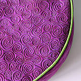 Úžitkový textil - Sedák ve fialovo zelené kombinaci - 4896497_