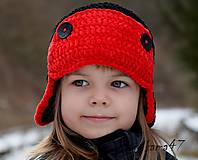 Detské čiapky - Zimná...letecká (upravená cena pre Muuza) - 4903461_