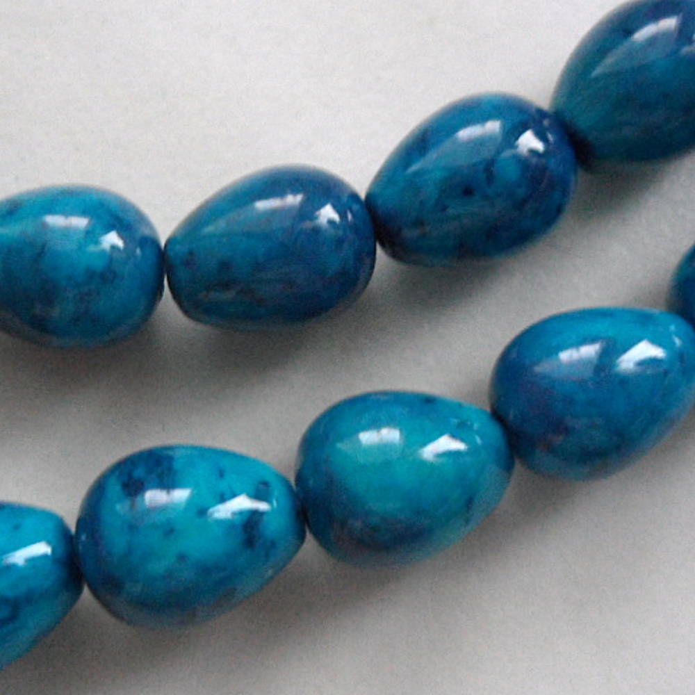 MARBLE kvapka-1ks (6x8mm-modrá)