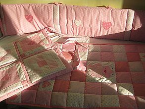 Detský textil - žabky v ružovom - 4906192_