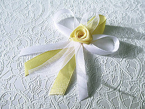 Svadobné pierka - svadobné pierko žlté - 4910851_