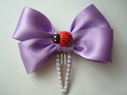 Ozdoby do vlasov - Sponka do vlasov fialová - 4918448_