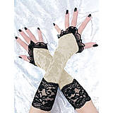 Rukavice - Dámské rukavice ivory 1175-05 - 4927190_