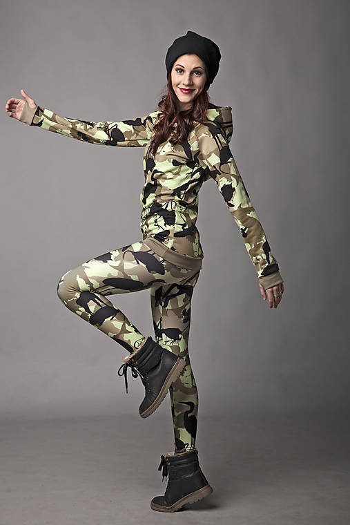 Mikiny - Camo Pistachio - 4937311_