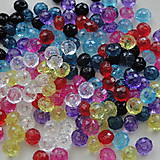 Korálky - Rondelky plast 4,5x6mm-MIX-160ks - 4939051_