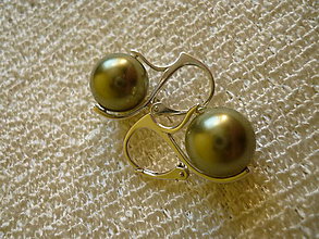 Náušnice - SW perličky 12 mm - 4939528_