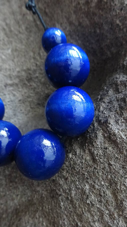 Náhrdelníky - Blueberry molekuly - 4940911_