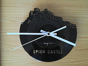 Hodiny - Spish Castle - vinylové hodiny - 4943498_
