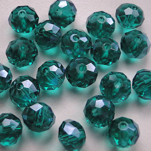 Sklenená rondelka 8x6mm-1ks