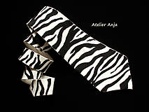  - Zebra-hodvábna kravata - 4956773_
