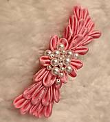  - Ružová mašlička Kanzashi  - 4985515_