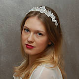 Ozdoby do vlasov - Wedding Lace Collection ... čelenka - 4990598_