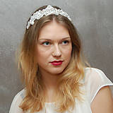 Ozdoby do vlasov - Wedding Lace Collection ... čelenka - 4990600_