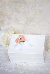 Prstene - Krabička na prstienky Peach Roses  - 5002420_
