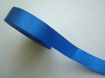 Galantéria - Stuha saténová modrá 25 mm - 5010275_