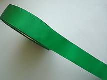 Galantéria - Stuha saténová zelená 25 mm - 5010282_