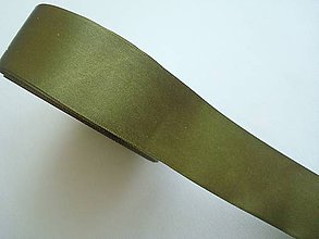 Galantéria - Stuha saténová zelená 40 mm - 5010150_