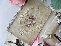 Papiernictvo - Vintage zápisník ... - 5014813_